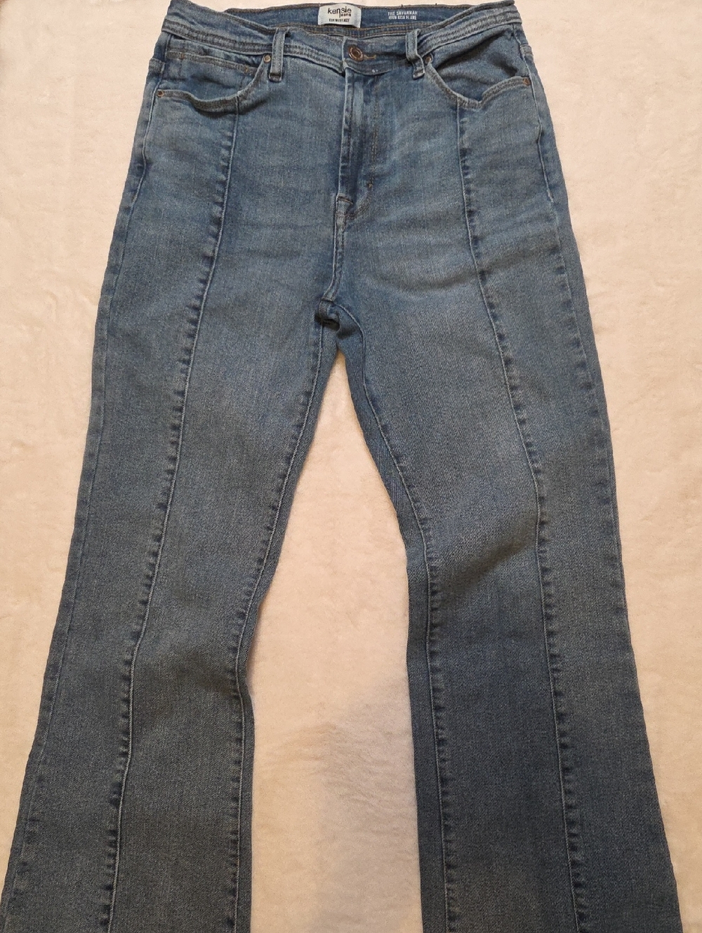 Women's High-Rise Flare Leg Jeans - Medium Blue